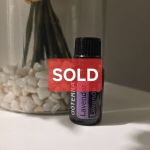 doTERRA Lavender Oil with Black Cap and Purple Label